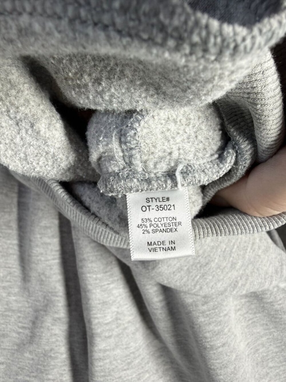 Zenana Womens Small Gray Sweatshirt Crewneck Pullover Cozy Pockets Lounge Casual - Picture 12 of 12